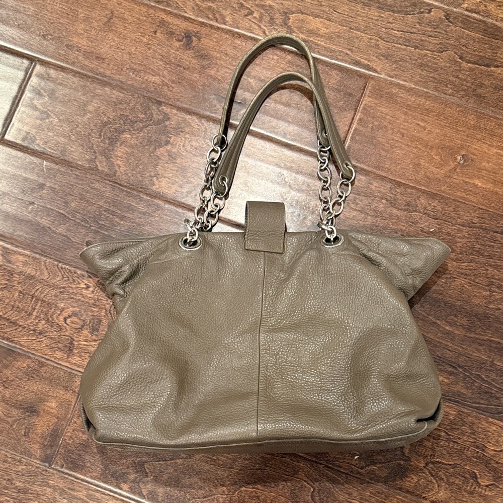 Furla Taupe Pebbled Leather Tote Bag - Picture 6 of 13
